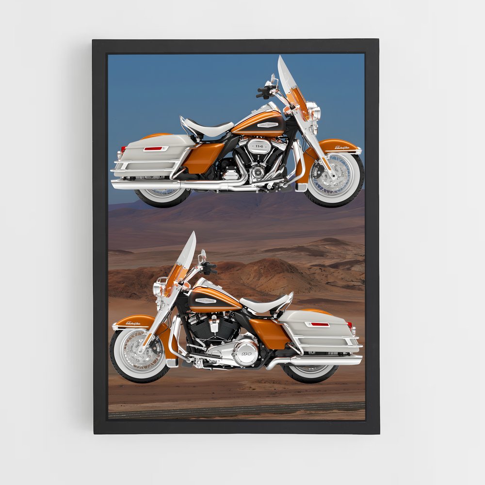 Poster Route du Soleil – affiche Harley-Davidson (vue 2)
